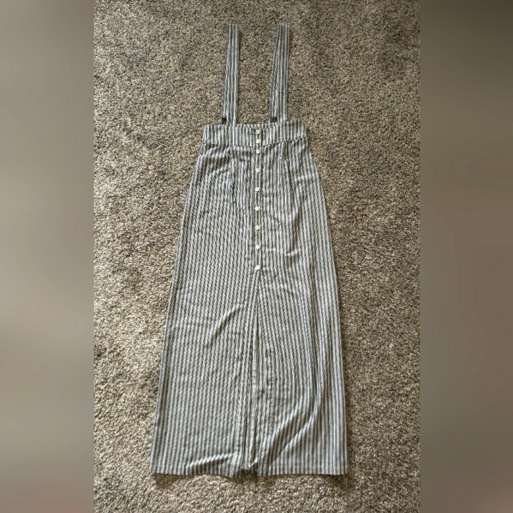 En Creme| Spaghetti Strap Button Up Sundress
